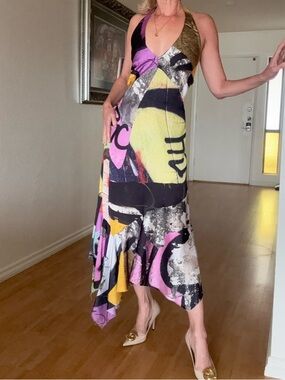Marques’ Marques Almeida Silk Flowy dress open back M $950